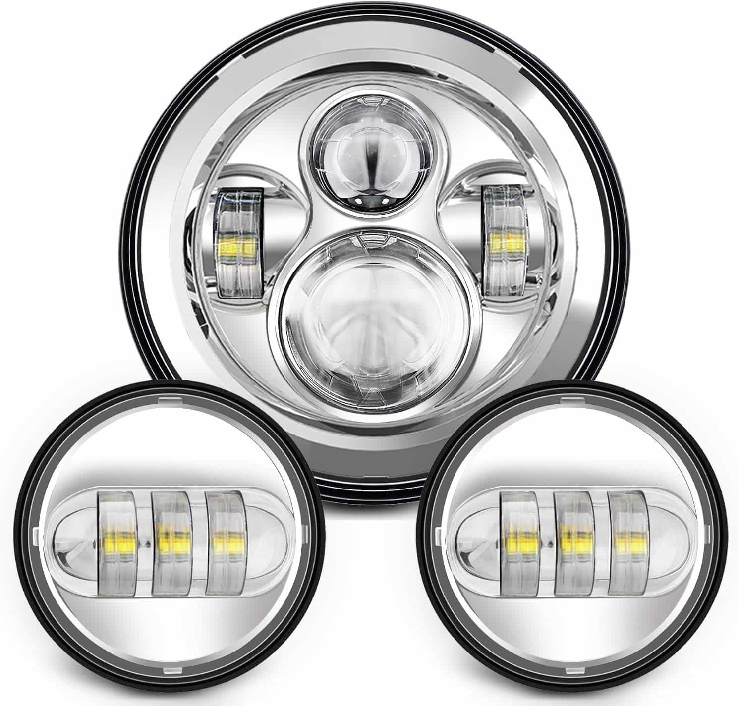 Sunpie_7_Inch_Chrome_Harley_LED_Headlight