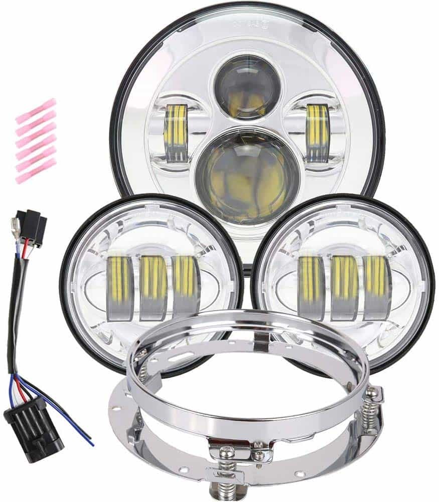 TRUCKMALL_7_inch_LED_Headlight_Fog_Passing_Lights_DOT_Kit