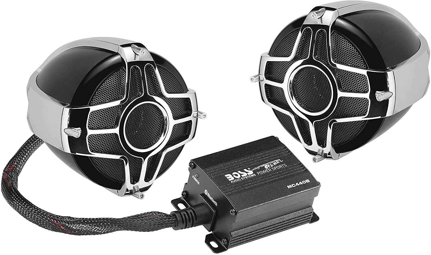 BOSS MC440B Motorcycle Weatherproof Speaker System