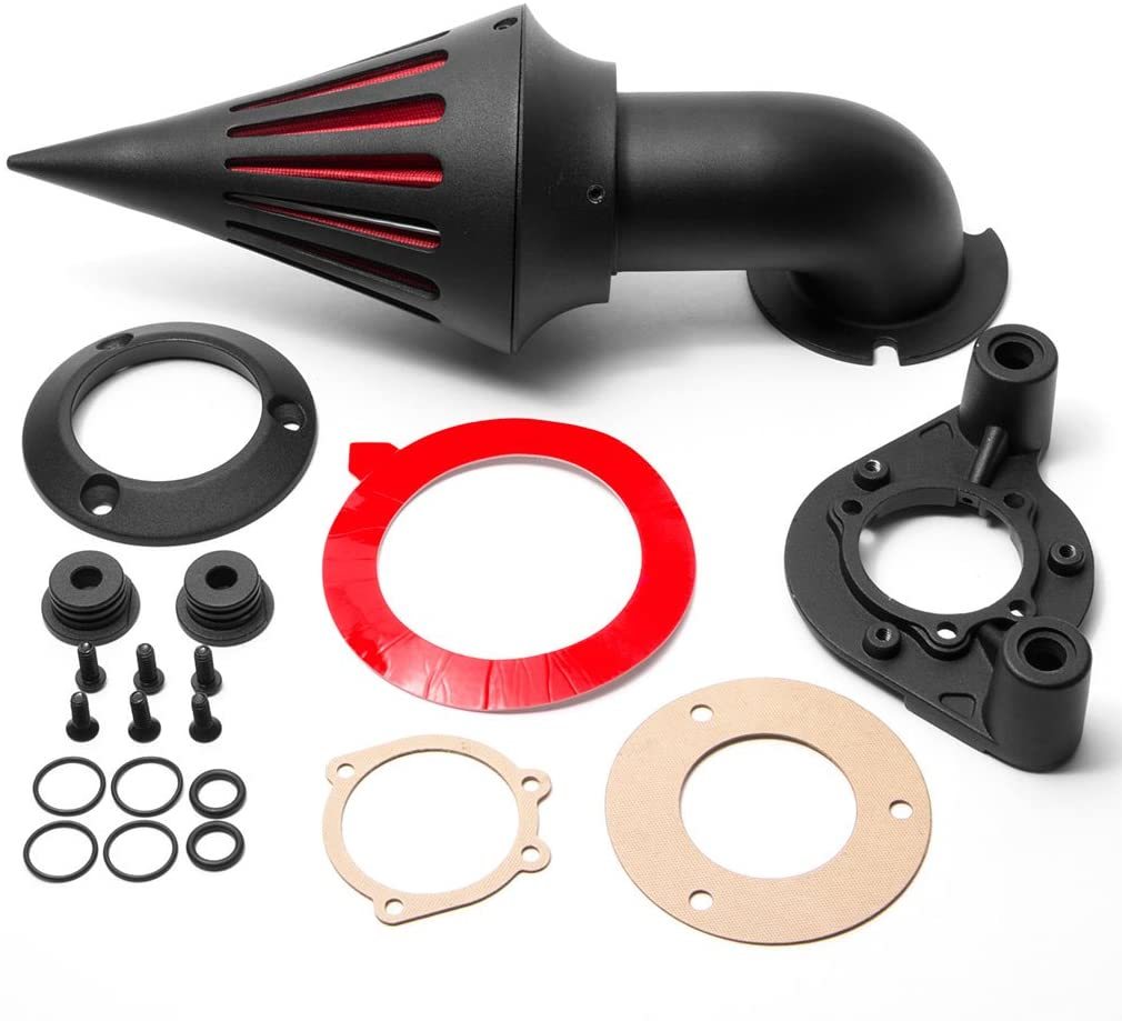 Krator Black Spike Air Cleaner Intake Filter For Harley Davidson XL Models