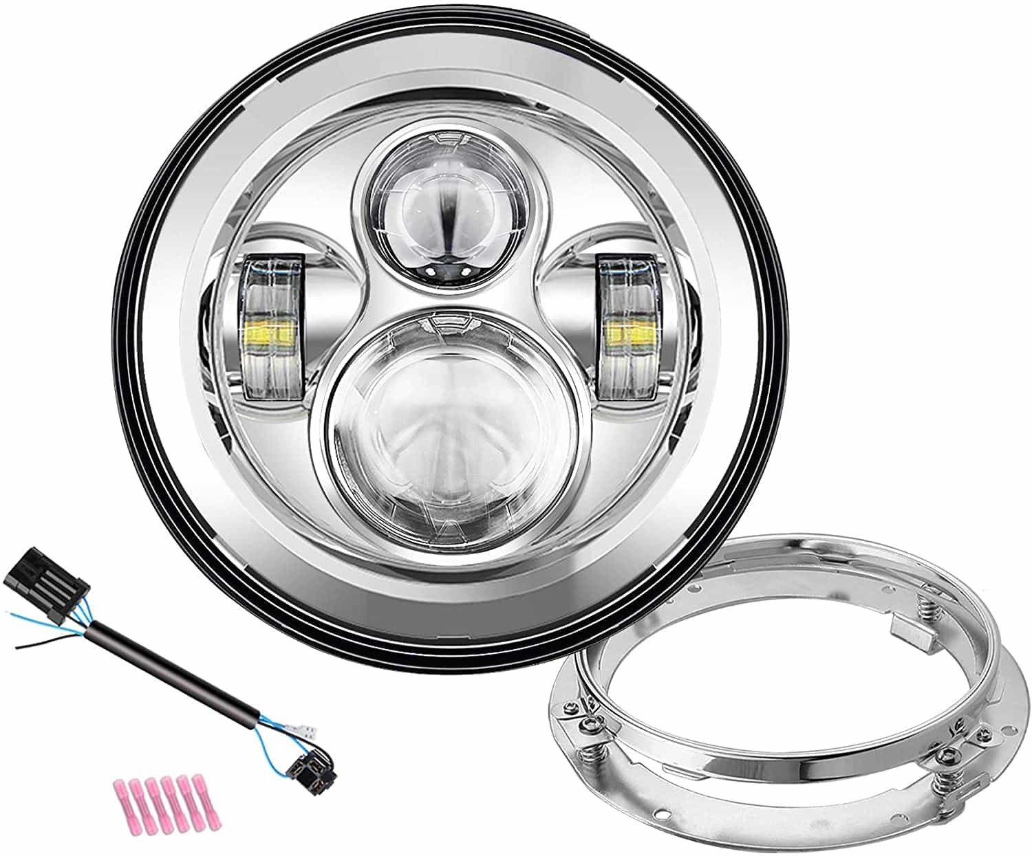 Motorcycle 7" LED Headlight for Harley Davidson Road King