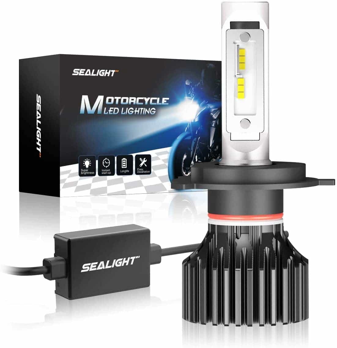 SEALIGHT H4/9003 LED Motorcycle Headlight Bulb