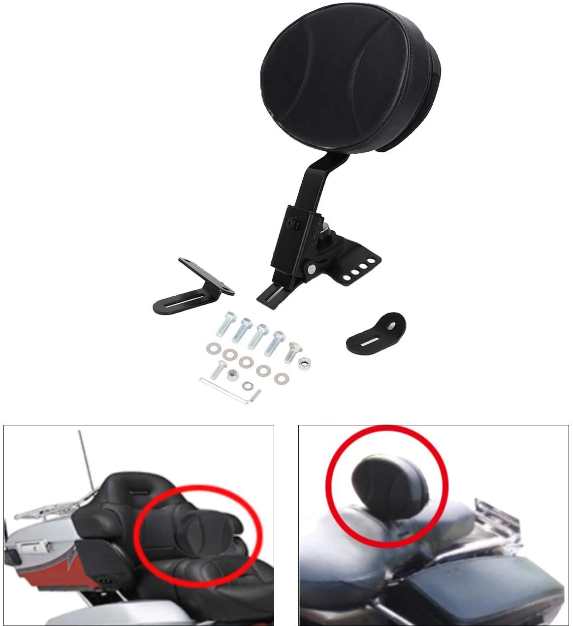 AUFER-Adjustable-Plug-in-Rider-Backrest-Custom-Fit-for-Harley