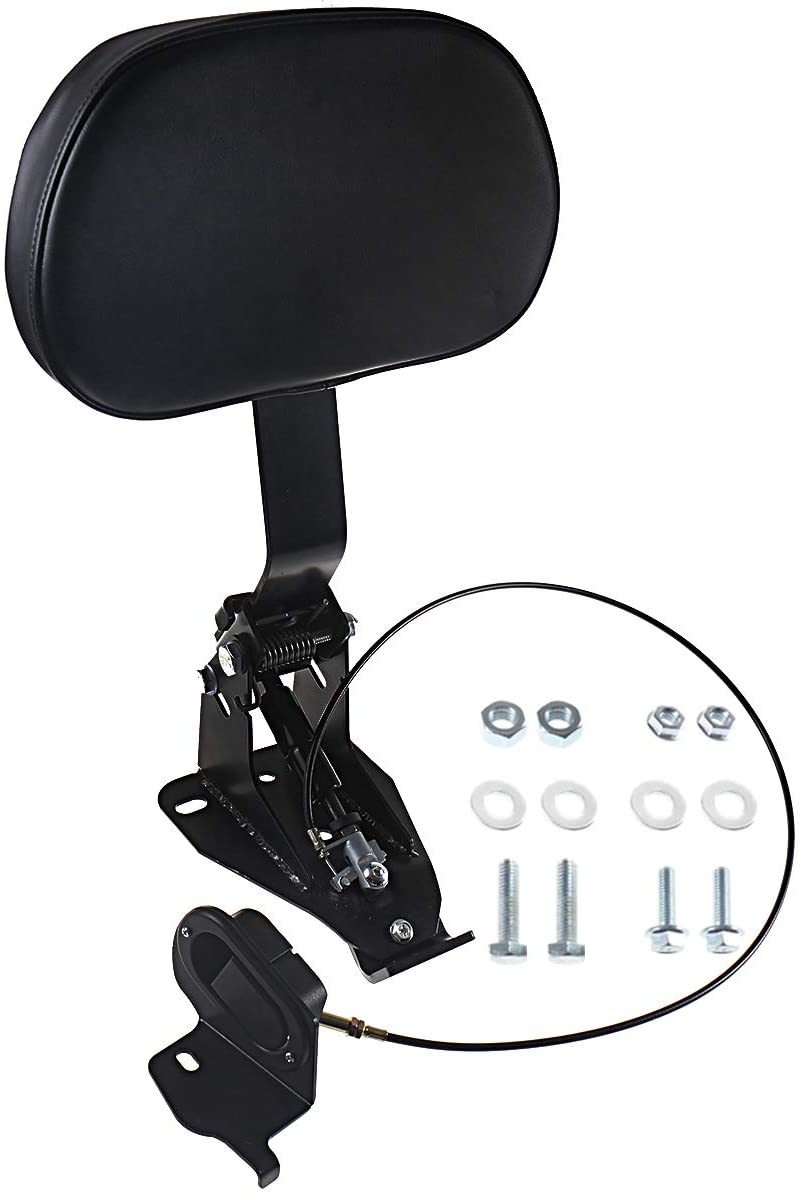 Adjustable-Driver-Backres-With-Mount-For-Harley-Touring-Street-Glide-Road-King