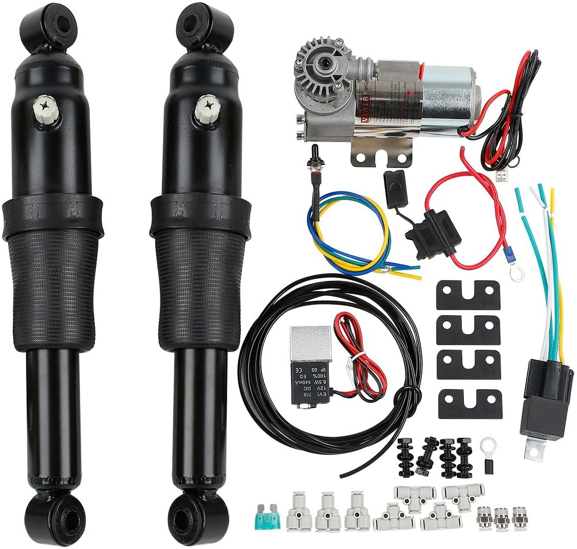 SLMOTO-Rear-Air-Ride-Suspension-Kit-Adjustable-Fit-for-Harley