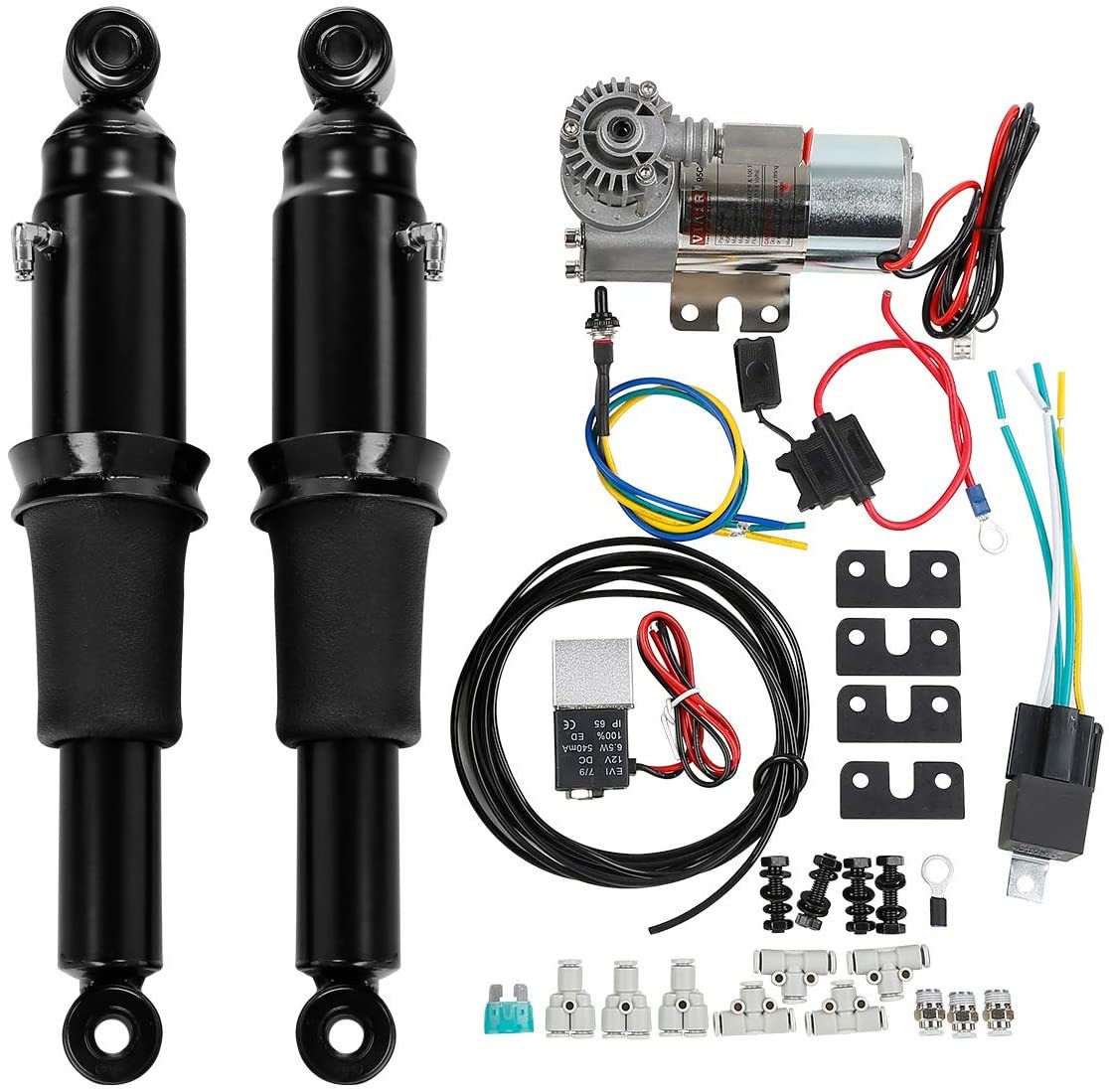 TCT-MT-Rear-Air-Ride-Suspension-Kit-Fit-For-Harley-Touring-1994-2020