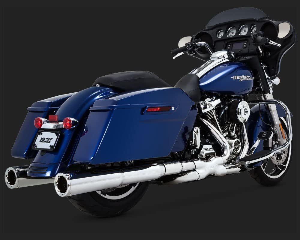 Vance-&-Hines-Power-Duals-Exhaust-Chrome-for-2009-16-Touring-Models