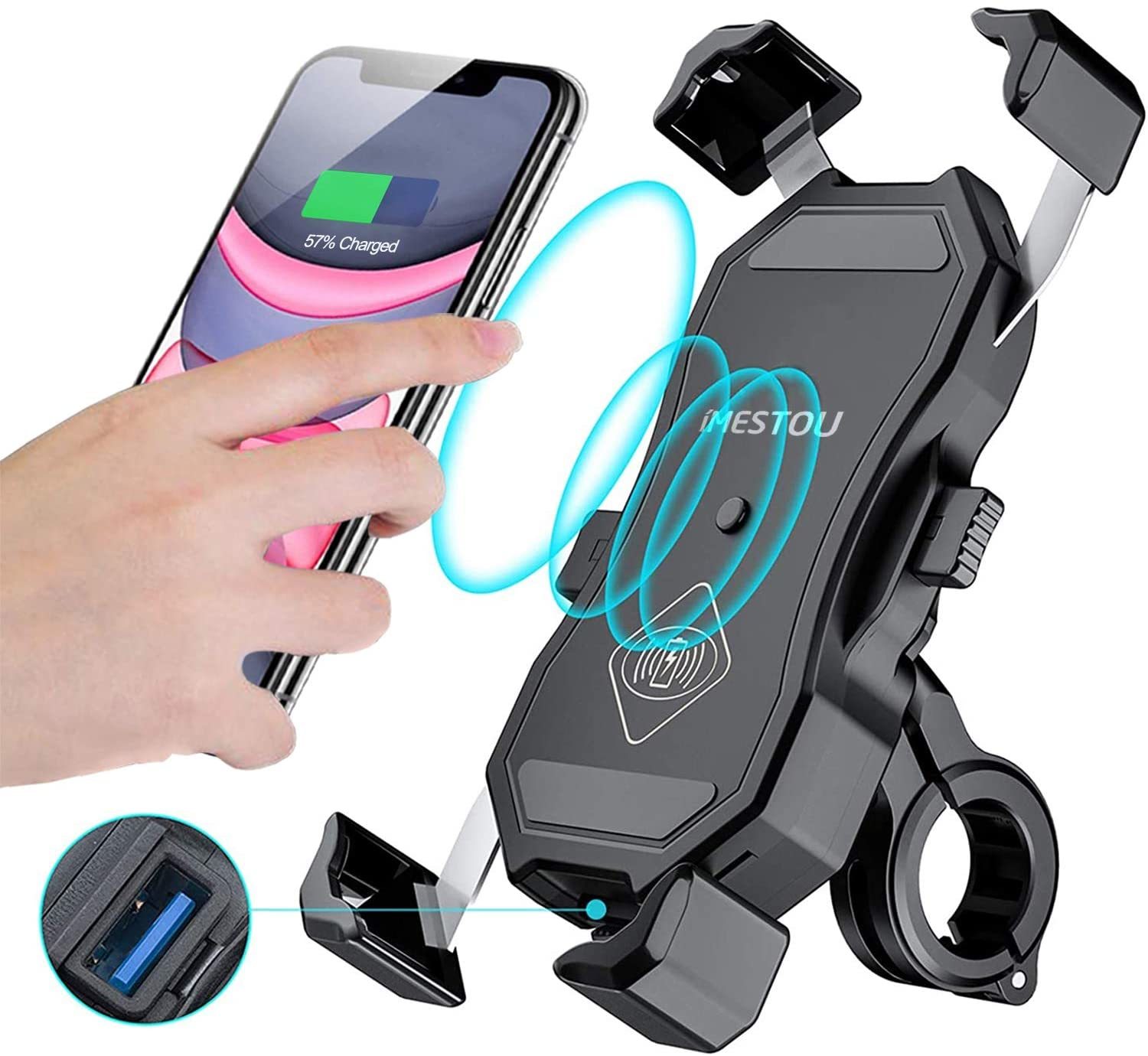 iMESTOU-Waterpro-of-Motorcycle-Wireless-Phone-Holder